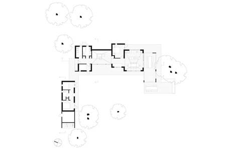 A Summer House in Rørvig - Floor Plan (Architect: Elkiær + Ebbeskov Arkitekter APS)