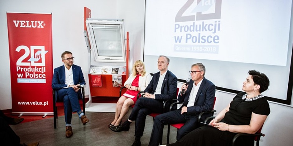 20 lecie fabryk VELUX w Polsce
